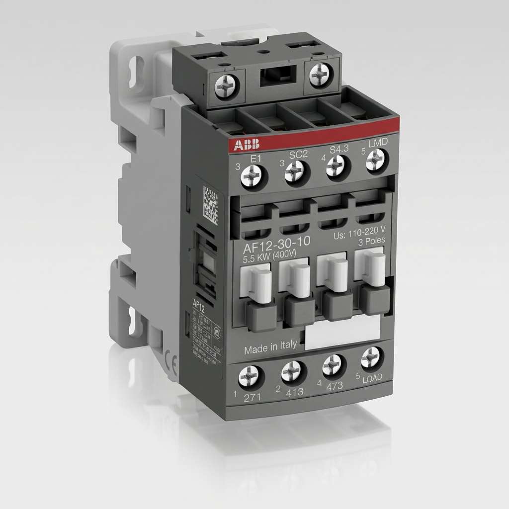 Contactor de potencia 5.5 KW AF12-30-10/ 100-250 V ABB Italia